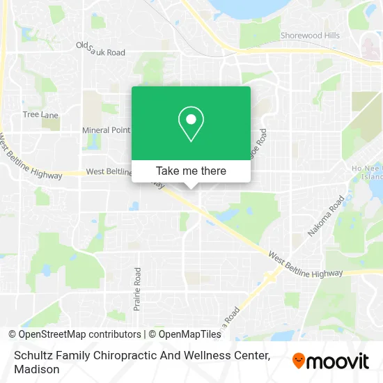 Schultz Family Chiropractic And Wellness Center map