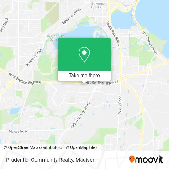 Prudential Community Realty map