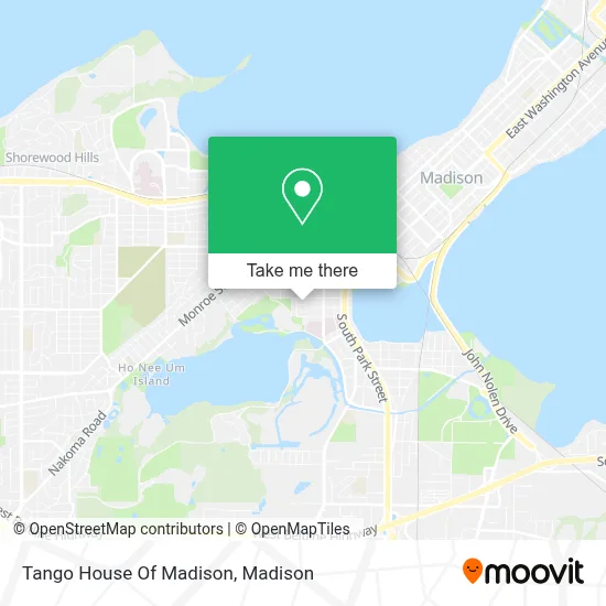 Tango House Of Madison map