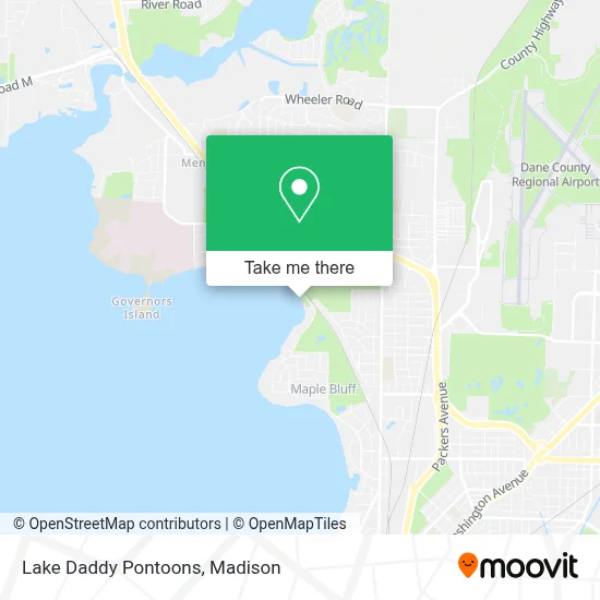 Lake Daddy Pontoons map