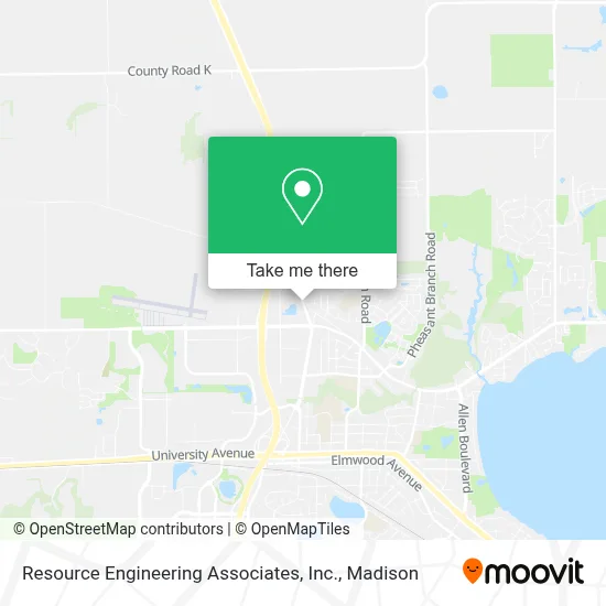 Resource Engineering Associates, Inc. map