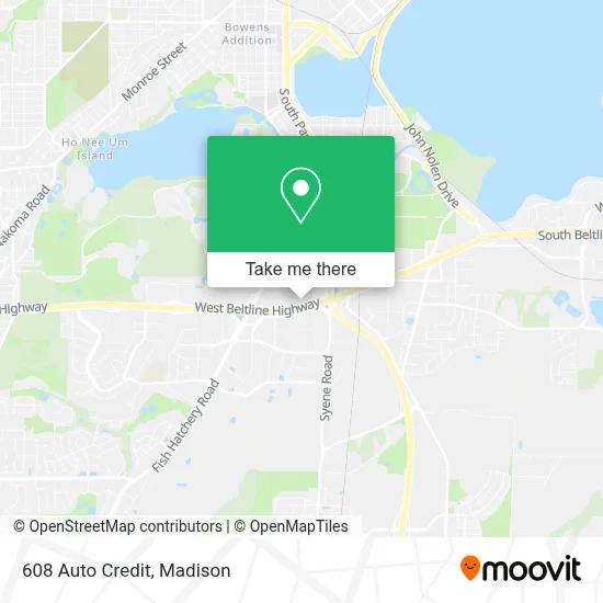 608 Auto Credit map