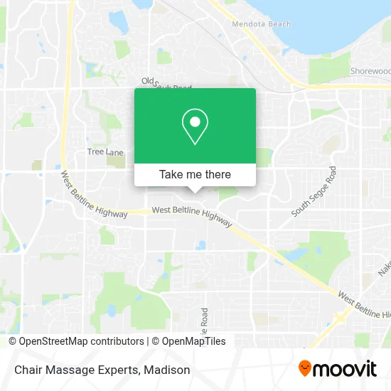 Chair Massage Experts map