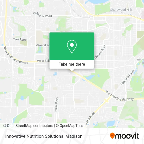 Mapa de Innovative Nutrition Solutions
