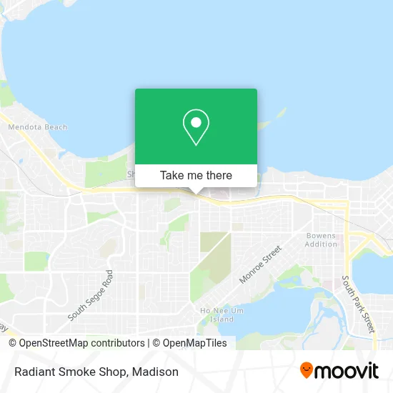 Radiant Smoke Shop map