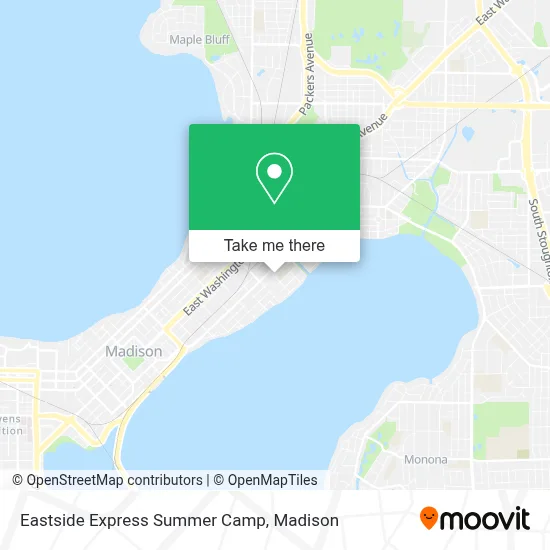 Eastside Express Summer Camp map