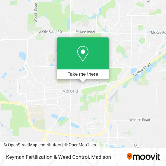 Mapa de Keyman Fertilization & Weed Control