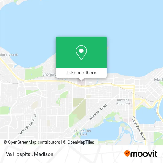 Va Hospital map