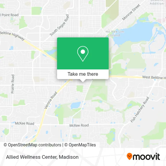 Allied Wellness Center map