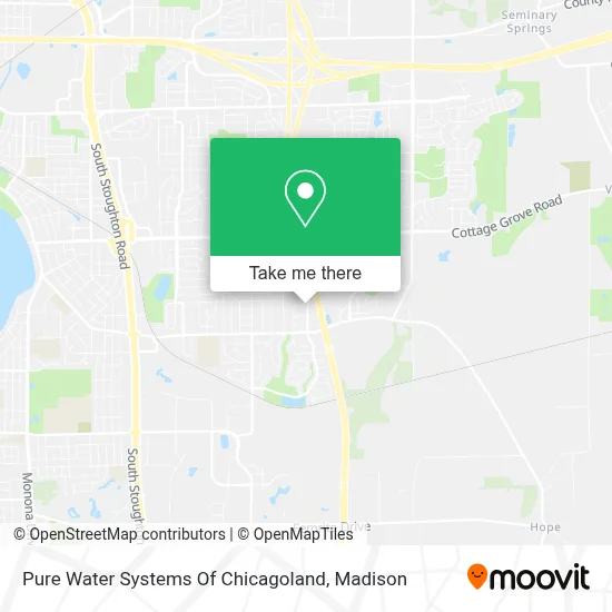 Pure Water Systems Of Chicagoland map