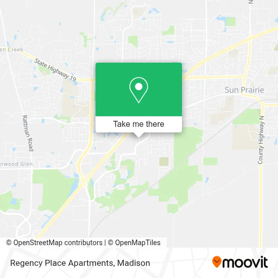 Regency Place Apartments map
