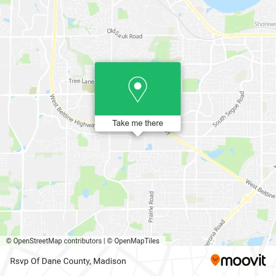 Mapa de Rsvp Of Dane County