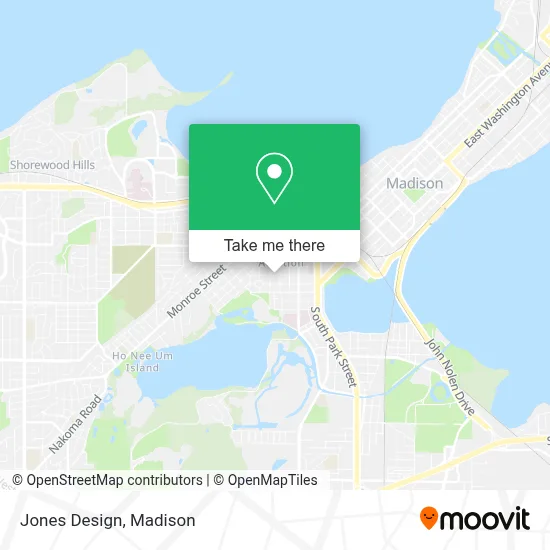 Jones Design map