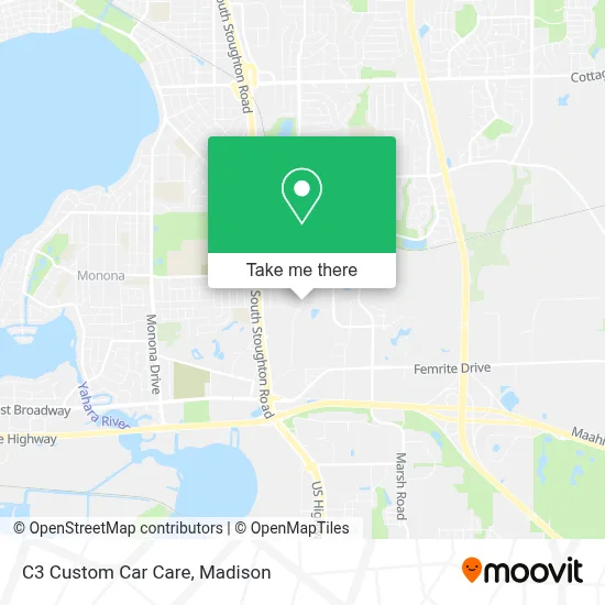 C3 Custom Car Care map