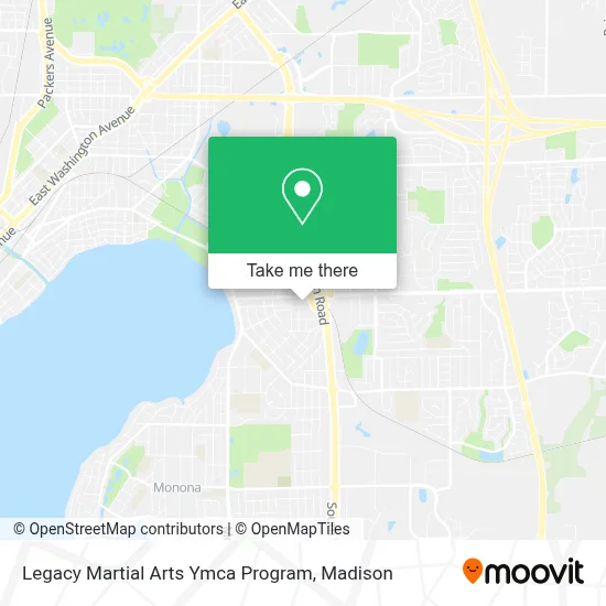 Legacy Martial Arts Ymca Program map