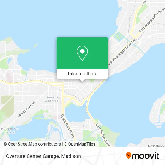 Overture Center Garage map