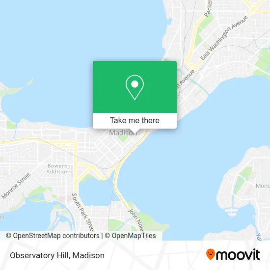 Observatory Hill map