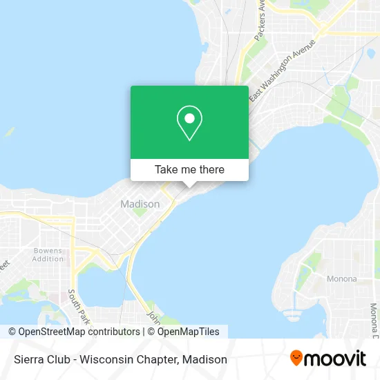 Sierra Club - Wisconsin Chapter map