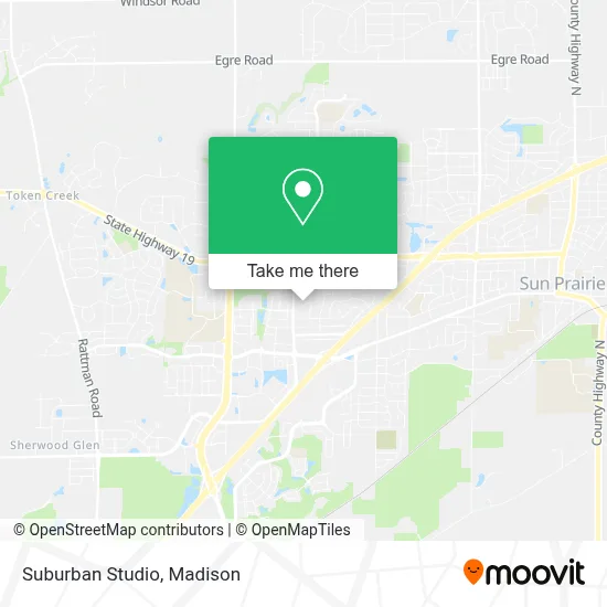 Suburban Studio map