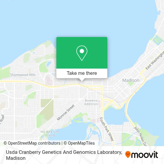 Usda Cranberry Genetics And Genomics Laboratory map