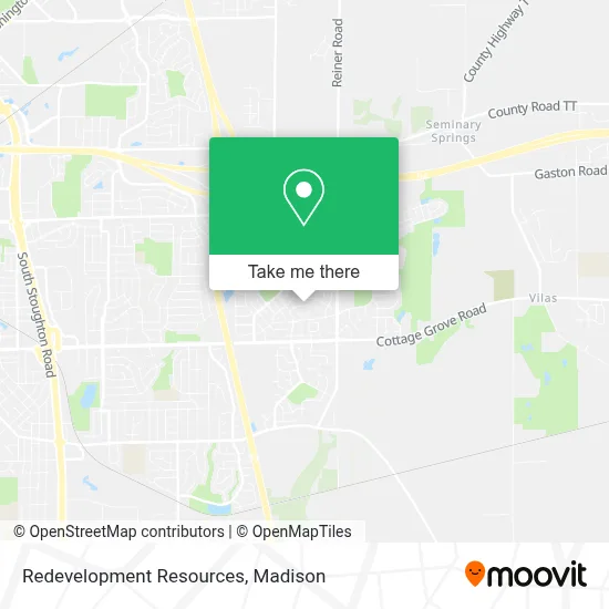 Redevelopment Resources map