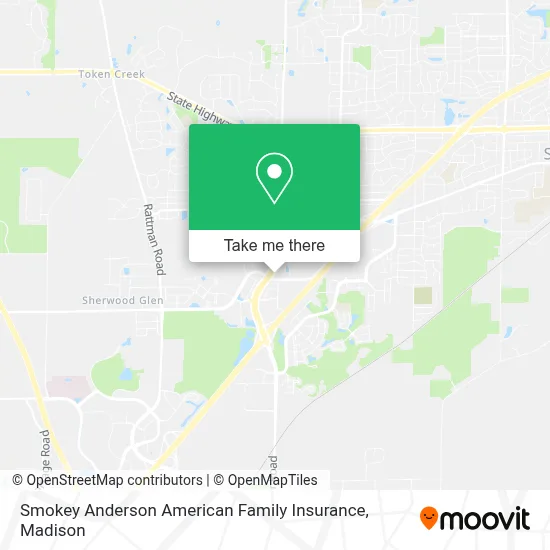Smokey Anderson American Family Insurance map