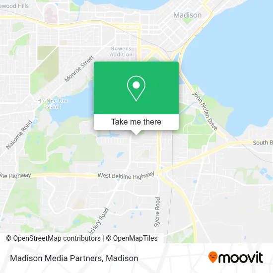 Madison Media Partners map