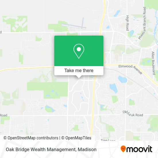 Oak Bridge Wealth Management map