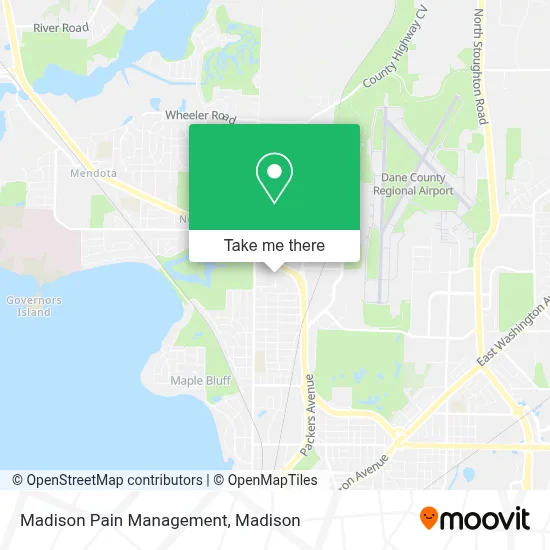 Madison Pain Management map