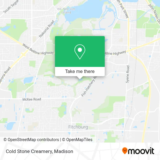 Cold Stone Creamery map