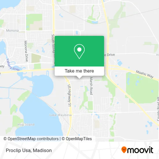 Proclip Usa map