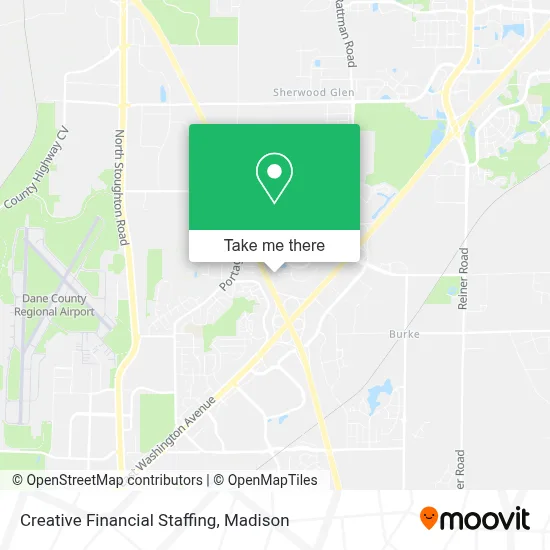 Creative Financial Staffing map