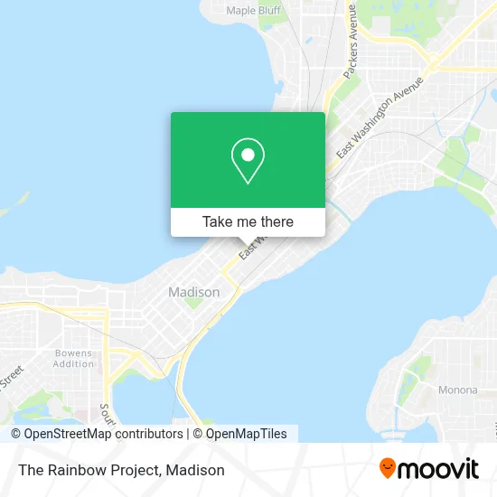 The Rainbow Project map