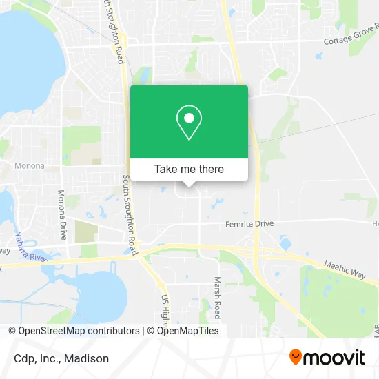Cdp, Inc. map