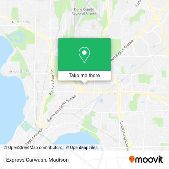 Express Carwash map