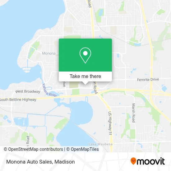 Monona Auto Sales map