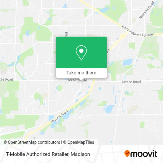 T-Mobile Authorized Retailer map