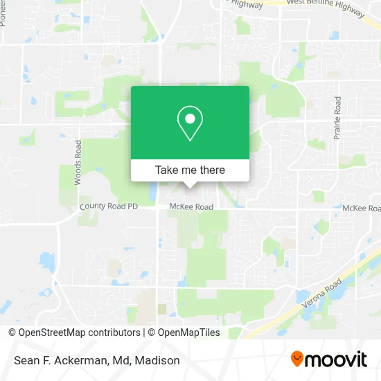 Sean F. Ackerman, Md map