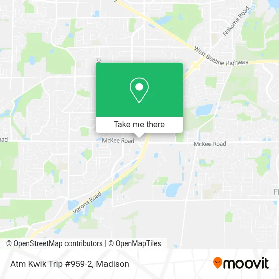 Atm Kwik Trip #959-2 map