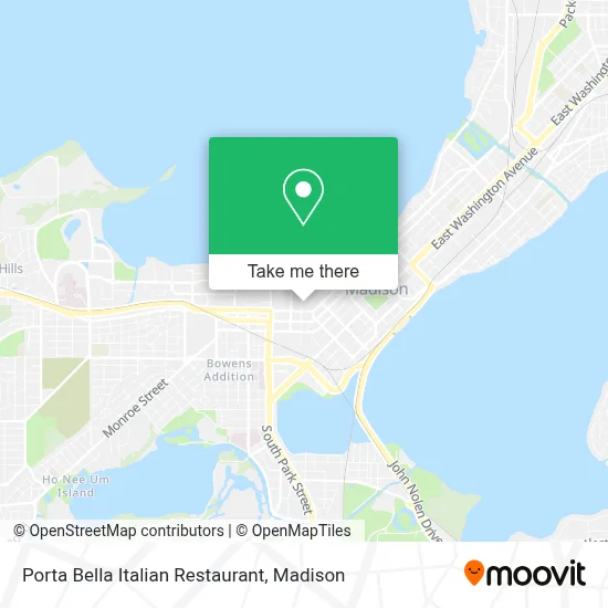 Porta Bella Italian Restaurant map