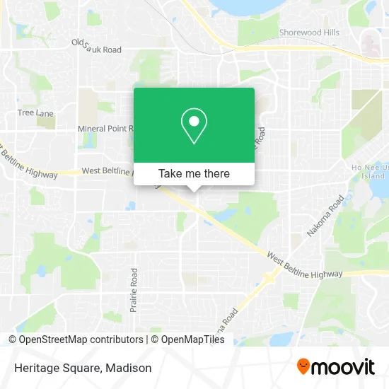 Heritage Square map