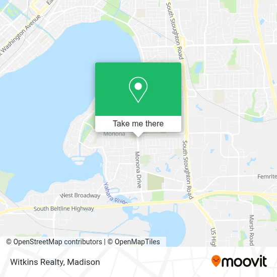 Witkins Realty map