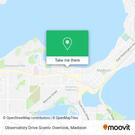 Observatory Drive Scenic Overlook map