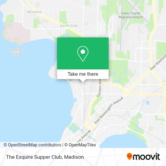 The Esquire Supper Club map