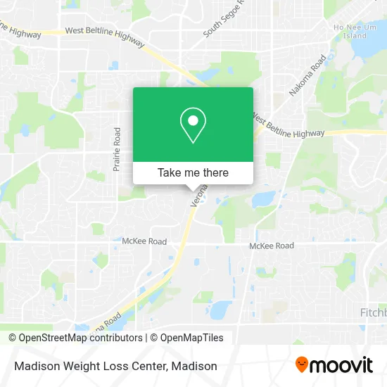 Madison Weight Loss Center map