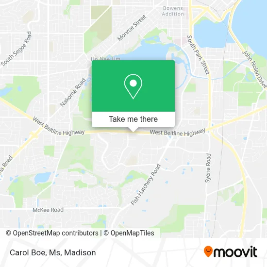Carol Boe, Ms map