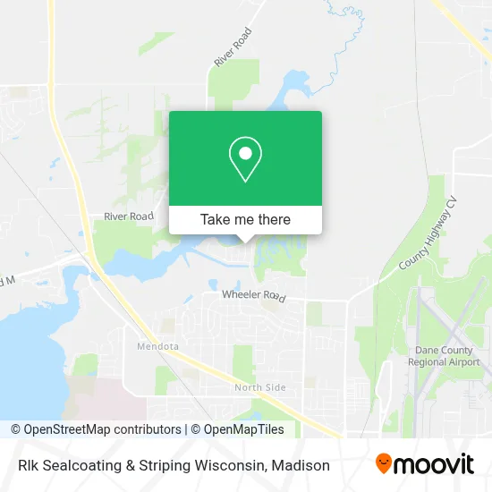 Rlk Sealcoating & Striping Wisconsin map