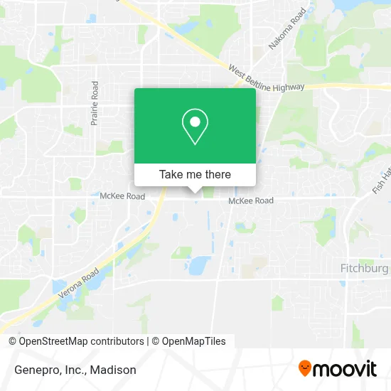 Genepro, Inc. map