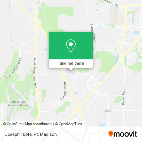 Joseph Tupta, Pt map