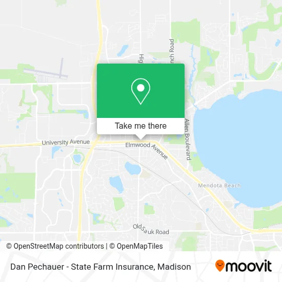 Dan Pechauer - State Farm Insurance map